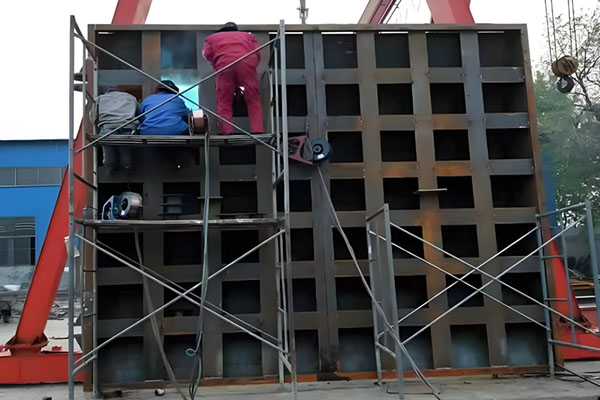 3米*3米平面钢制闸门焊接加工火热进行中