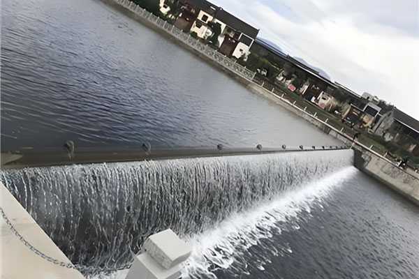 城市河道景观坝实景案例效果图