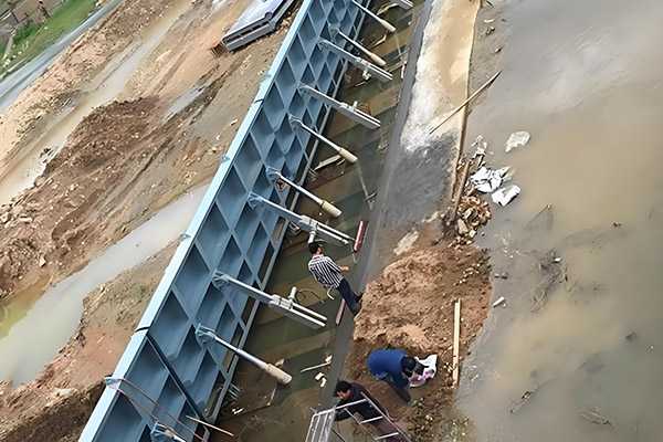 液压折叠坝应用