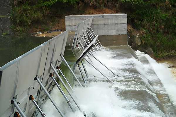 液压升降坝应用