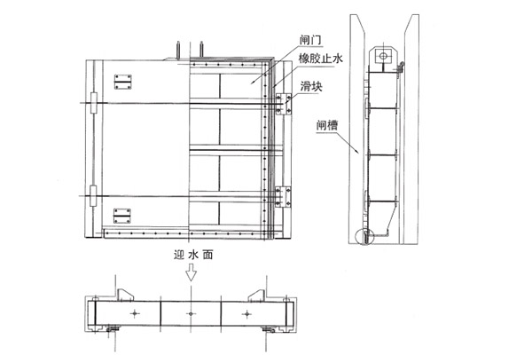 平面钢制闸门选型尺寸参数表，厂家提供不容错过