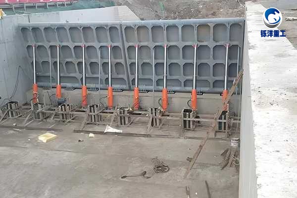 液压合页坝安装图纸、施工规范与技术交底