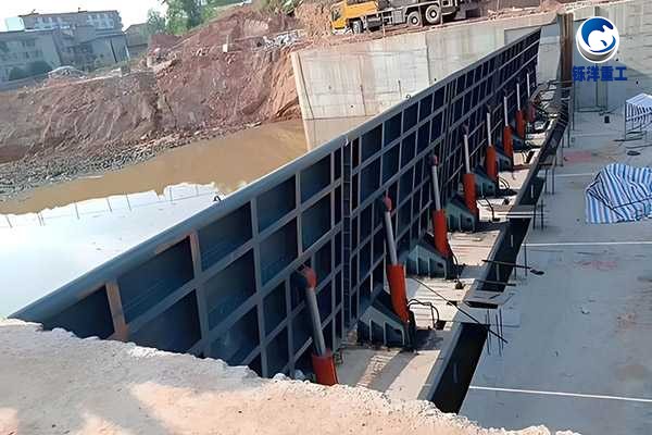 弧门泵站液压启闭机低摩擦系数安装图纸及施工规范|****的工程守护者