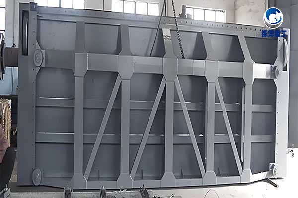 水泥/水利自控翻板闸门：304不锈钢材质老旧设备升级改造